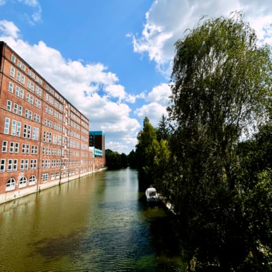 Der Mittelkanal in Hamburg-Hamm