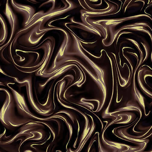 Chocolicious Chocolate Bliss Chocolate Gold Fabric by the Yard 107340915 4877