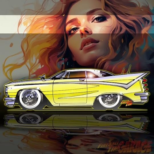 Desoto Fireflite Automotive Pop Culture Concept Art by Fireball Tim Garage
