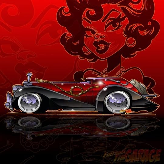 Cruella De Vil Panther Concept Art by Fireball Tim Garage