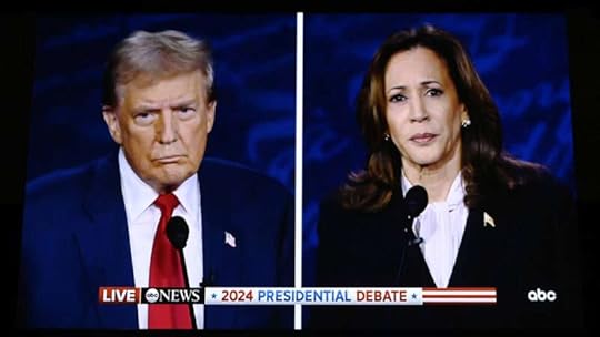 Former President Donald Trump and Vice President Kamala Harris at the September 2024 presidential debate on ABC News. | CHINE NOUVELLE/SIPA/Newscom