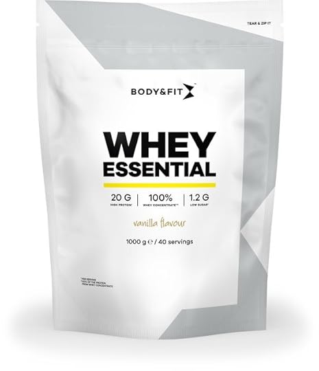 Body & Fit Whey Essential - Eiwitpoeder Vanille - Proteine Poeder - Whey...