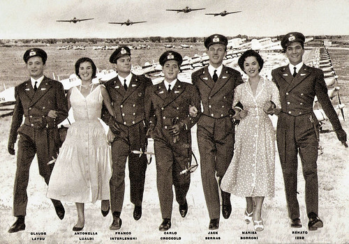 Claude Laydu, Antonella Lualdi, Franco Interlenghi and Jacques Sernas in Altair (1956)