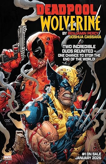 Cover art for Deadpool/Wolverine #1 from Joshua Cassara.