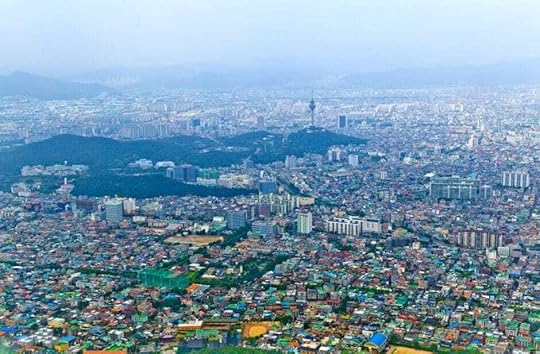 Views over Daegu City South Korea