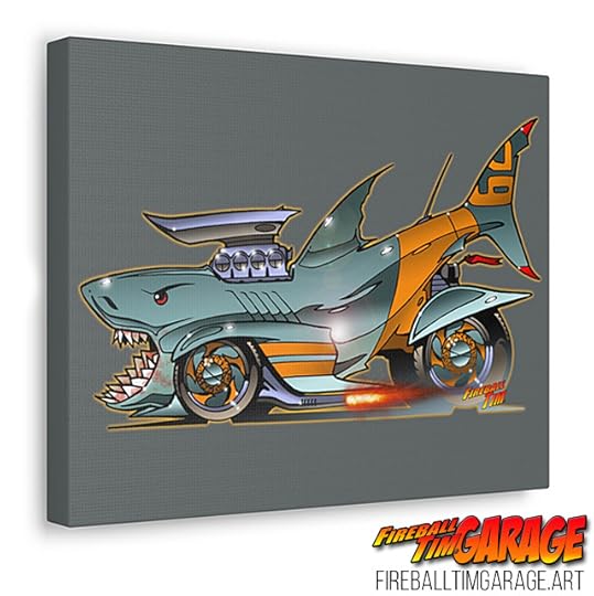 Maneater Concept Art by Fireball Tim Garage