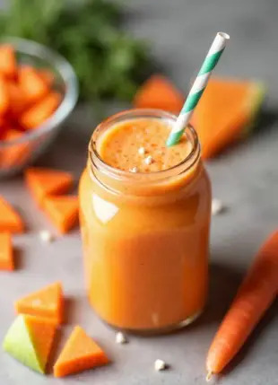 Tropische wortel-smoothie