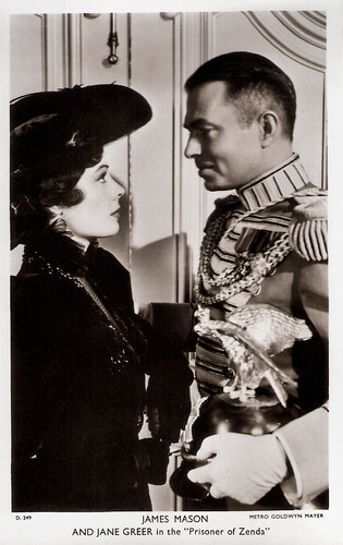 James Mason and Jane Greer in The Prisoner of Zenda (1952)