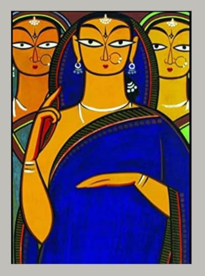 Three Pujaris Jamini Roy Women Bengal