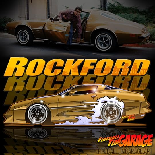 Rockford Files Automotive Pop Culture Concept Art by Fireball Tim Garage