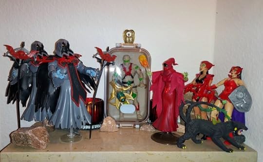 Shadow Weaver, Catra, Scorpia, Melog and the two Horde Wraiths find the mummified Sibor in his sarcophagus.
