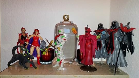 Sibor shambles towards the horrified Catra, while Scorpia, Shadow Weaver and her Wraiths look on.