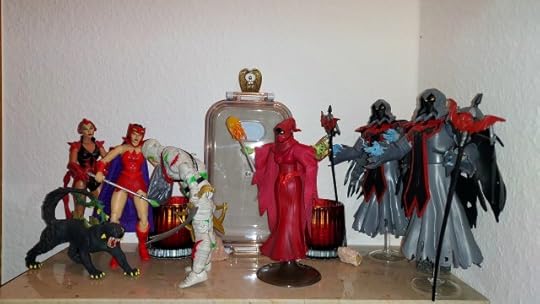 Sibor bows to Catra, as Scorpia, Shadow Weaver and the Wraiths look on.