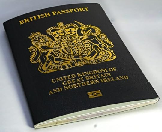 Image of a British Passport. Nobody is only one thing.