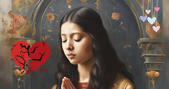 Praying to feel better after a breakup. 