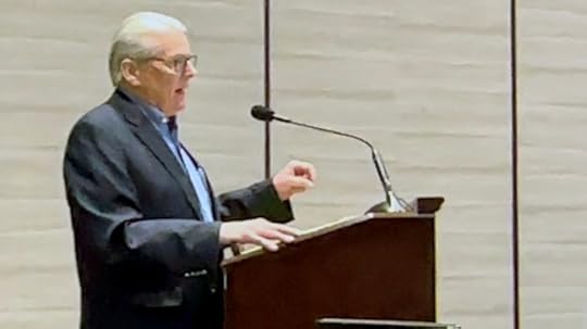 Former State Senator Bill Monning addresses the Office of Health Care Affordability Board on Wednesday, Aug. 28, 2024. (James Herrera/Monterey Herald)