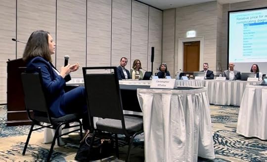 Covered California Executive Director Jessica Altman addresses members of the Office of Health Care Affordability Board at its meeting on Wednesday, Aug. 28, 2024. (James Herrera/Monterey Herald)