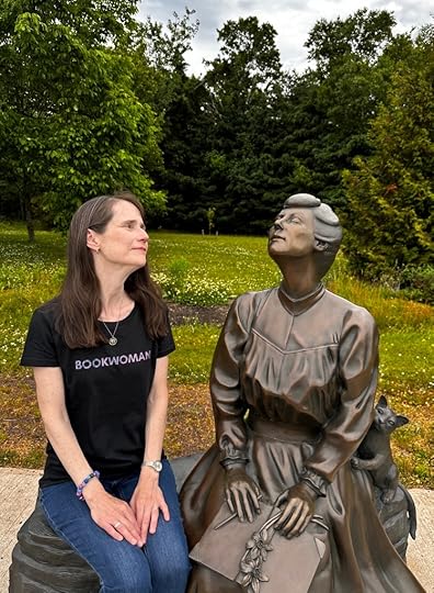 Sarah Emsley and the L.M. Montgomery statue