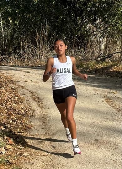Yaretl Cornelio wins the Gabilan Division cross-country race, helping Alisal to a team title. (John Devine -- Monterey Herald)