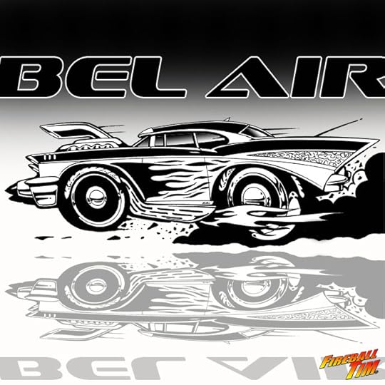 Automotive Pop Culture Concept Art by Fireball Tim Garage