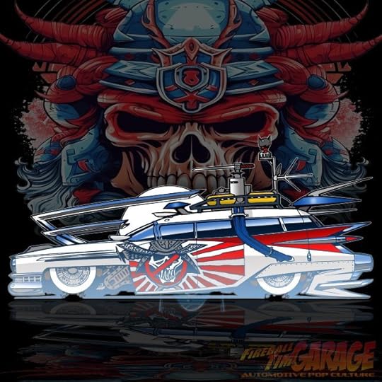 Ghostbusters Automotive Pop Culture Concept Art by Fireball Tim Garage