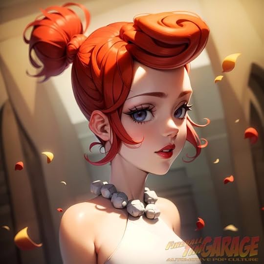 Pinup Girl Automotive Pop Culture Concept Art by Fireball Tim Garage