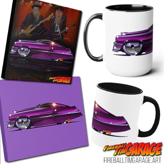 ZZTop Cadillac Concept Art by Fireball Tim Garage