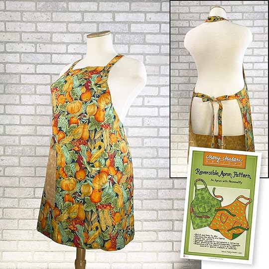 Mary Mulari's Favorite Reversible Apron Pattern Sewing Pattern available at Nancy Zieman Productions at ShopNZP.com
