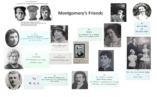 Collage of photos of Montgomery’s friends