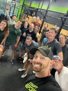A group photo taken at CrossFit Reform.
