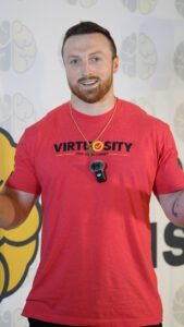 A portrait of gym owner Bryce Broome.