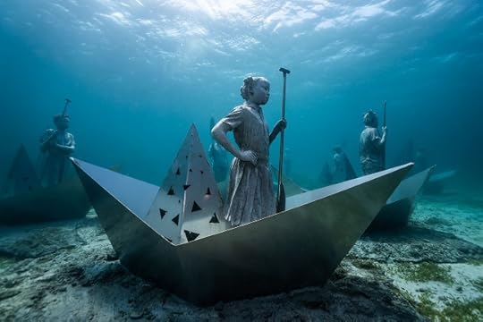 A World Adrift - underwater sculpture park at Carriacou (Photo courtesy of the Grenada Tourism Authority)