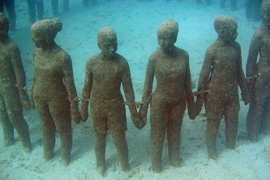 From the original underwater sculpture, park, "Visissitudes" in Moliniere Bay, Grenada (9 November 2007, 12:11/SunCat at 12° 05′ 11.37″ N, 61° 45′ 59.13″ W/CC BY 2.0)