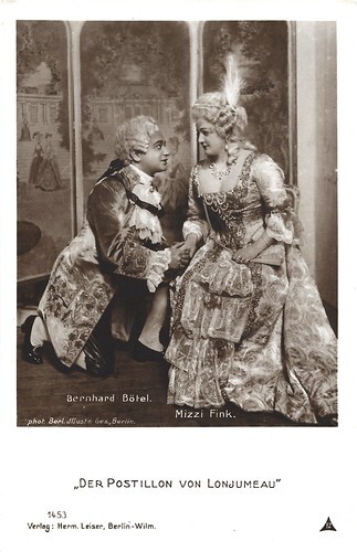 Bernhard Bötel and Mizzi Fink in Der Postillon von Lonjumeau