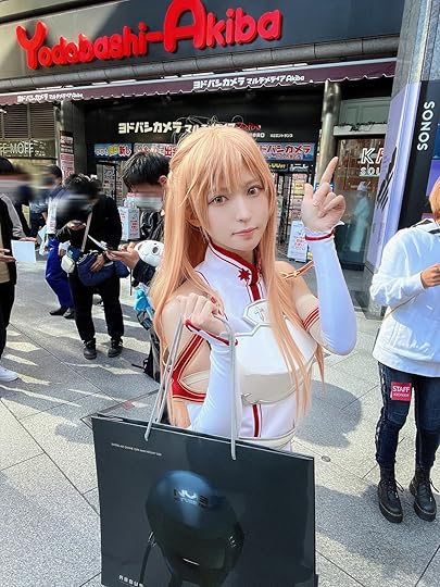 foto cosplay asuna sword art online akihibara