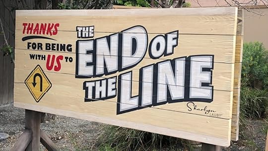 sign graphic end of the line offboarding program