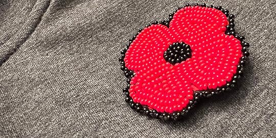 beaded poppy