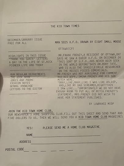 A page from “The Kid Town Times”]
