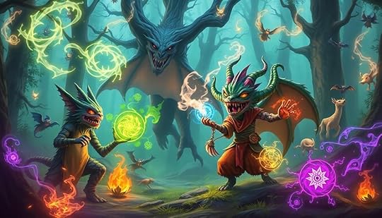 monster versus human magic