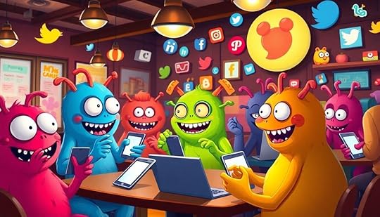 monsters social media networks