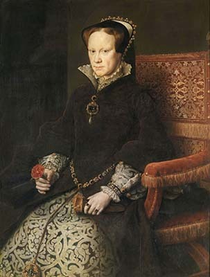 Portrait of Queen Mary Tudor (Mary I of England)