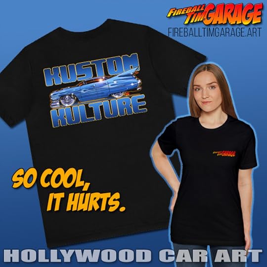 Kustom Kulture Cadillac Automotive Pop Culture Concept Art by Fireball Tim Garage