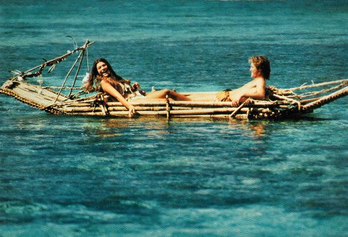 Milla Jovovich and Brian Krause in Return to the Blue Lagoon (1991)