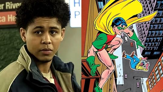 Vic, (Rhenzy Feliz) on the Left, and Jason Todd as Robin on the right.