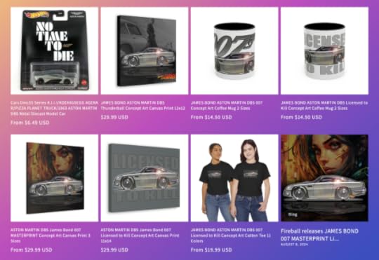 James Bond Pop Culture Cars by Fireball Tim Garage