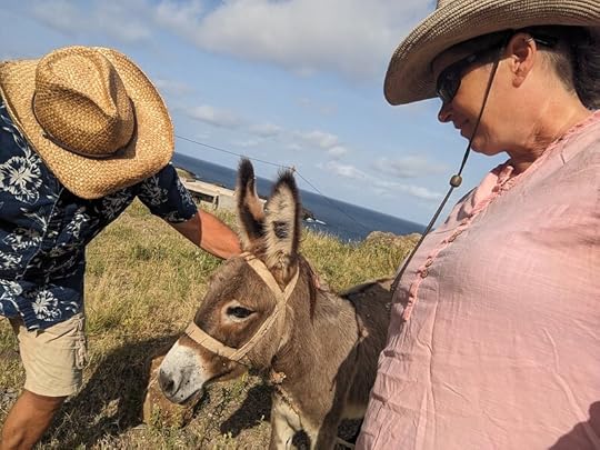 Us with donkey