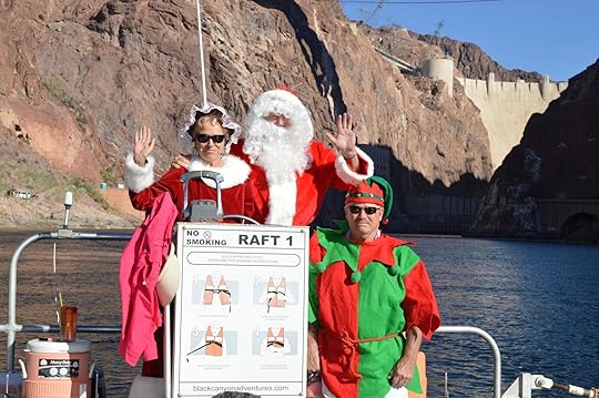 hoover dam rafting with santa