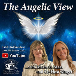 The Angelic View Show Page Banner Logo with Maria & Ginger