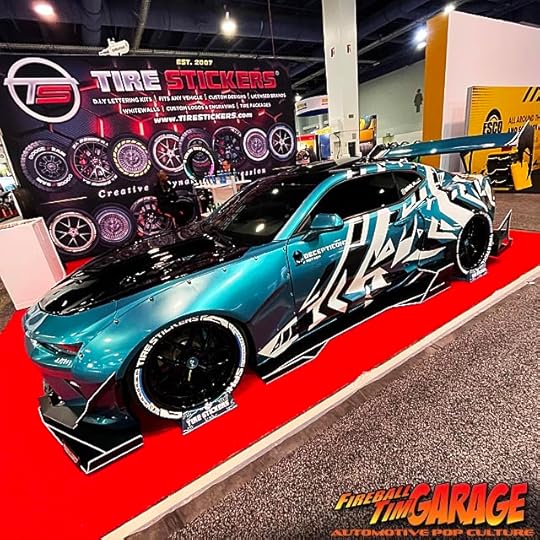 SEMA 2024 Automotive Pop Culture Concept Art by Fireball Tim Garage
