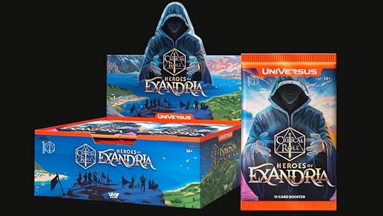 A pack of smaller booster card packs for Critical Role: Heroes of Exandria.